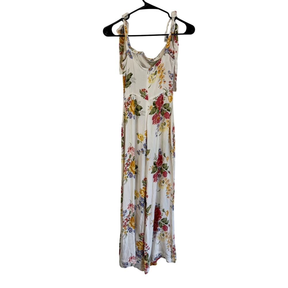 Reformation Fay Bouquet Floral Jumpsuit White Size 4 - Picture 4 of 6